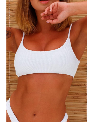 Top Regata Textura Branco