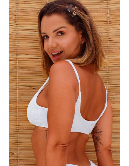 Top Regata Textura Branco