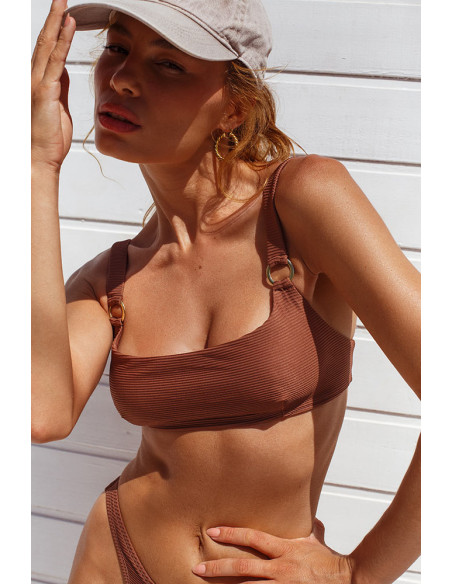 Biquini top inteiro Marcela castanho