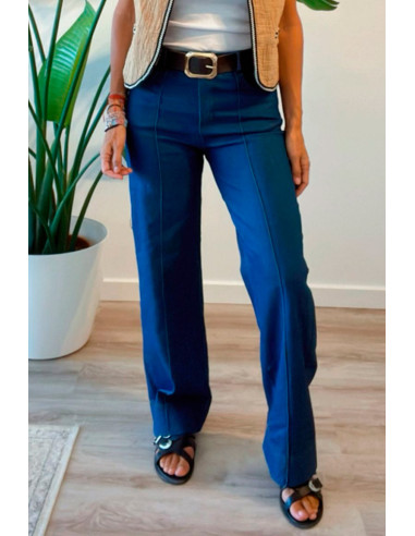 Calça de ganga com elastano