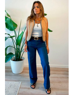 Calça de ganga com elastano