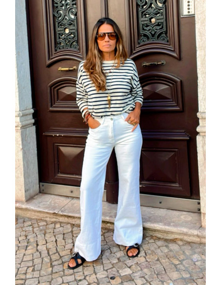 Calça de ganga branca