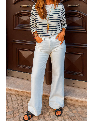 Calça de ganga branca