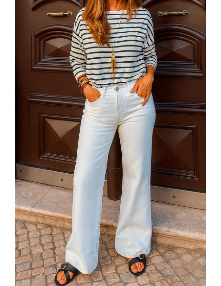 Calça de ganga branca