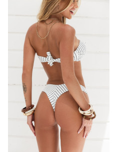 Biquíni Listrado Texturizado com Top Cai-Cai Almofadado e... 2