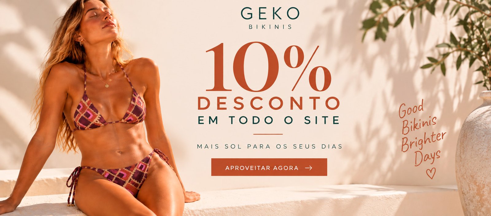 Biquinis brasileiros premium — Desconto 10% GEKO Bikinis | Envio para Portugal e Europa
